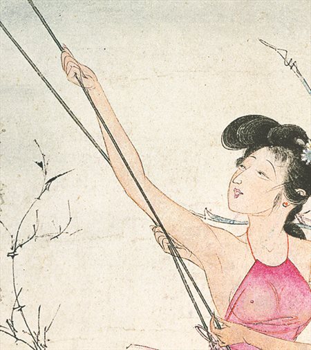翠云-胡也佛的仕女画和最知名的金瓶梅秘戏图
